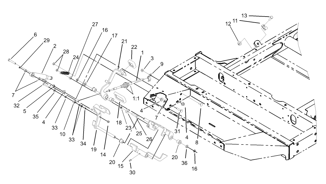 Traction Pedal Assembly