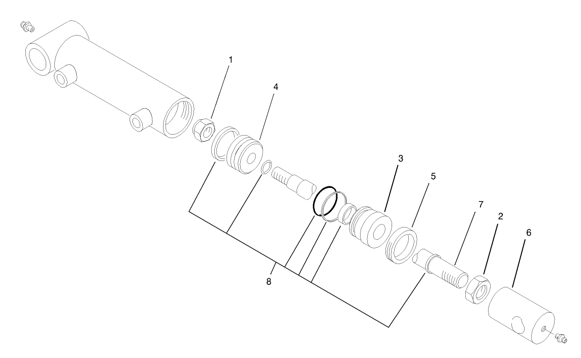 Hydraulic Cylinder Assembly No. 95-8978