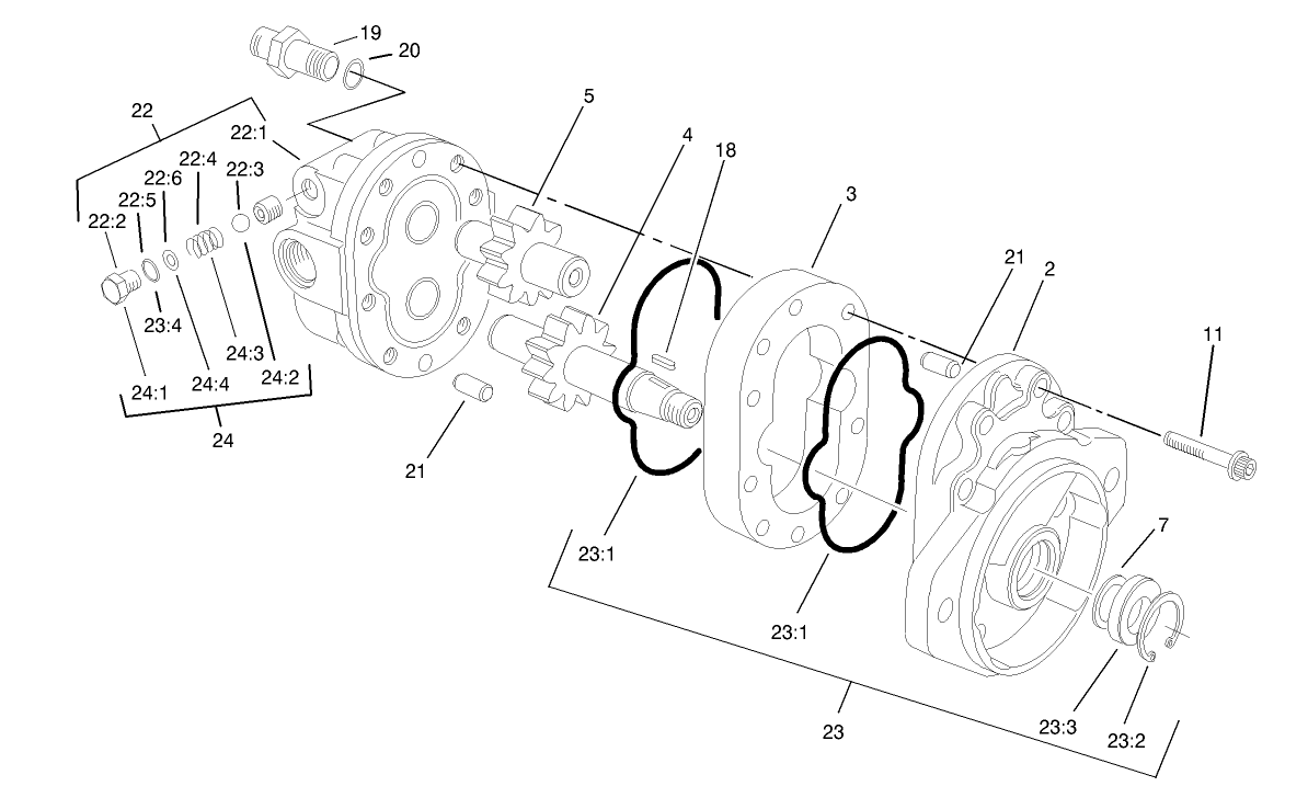 Motor Gear Assembly No. 104-4884