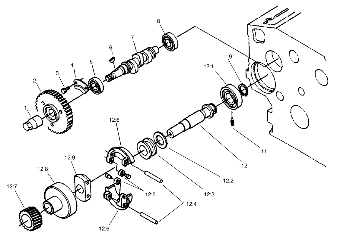 Fuel Camshaft Assembly