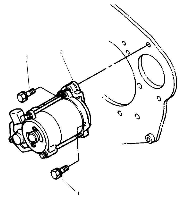 Starter Mount Assembly