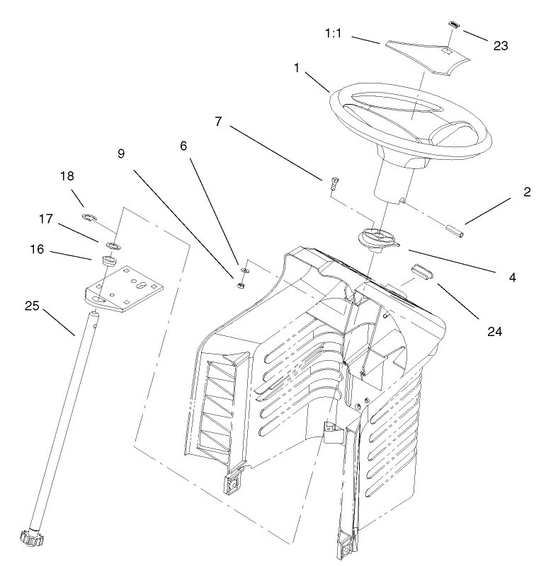 Fixed Steering Assembly