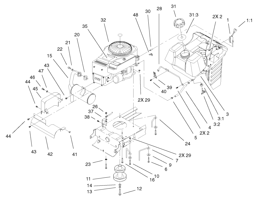 OHV Engine System Assembly