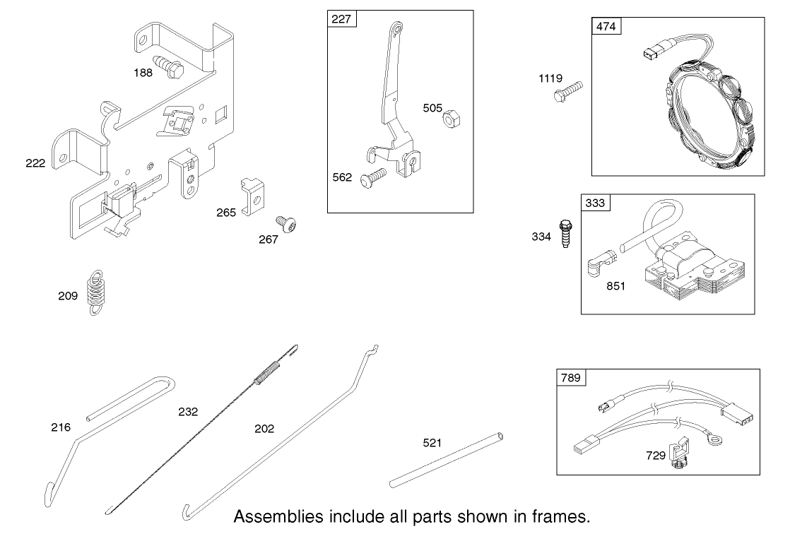 Governor Assembly Briggs and Stratton Model 286H77-0121-E1