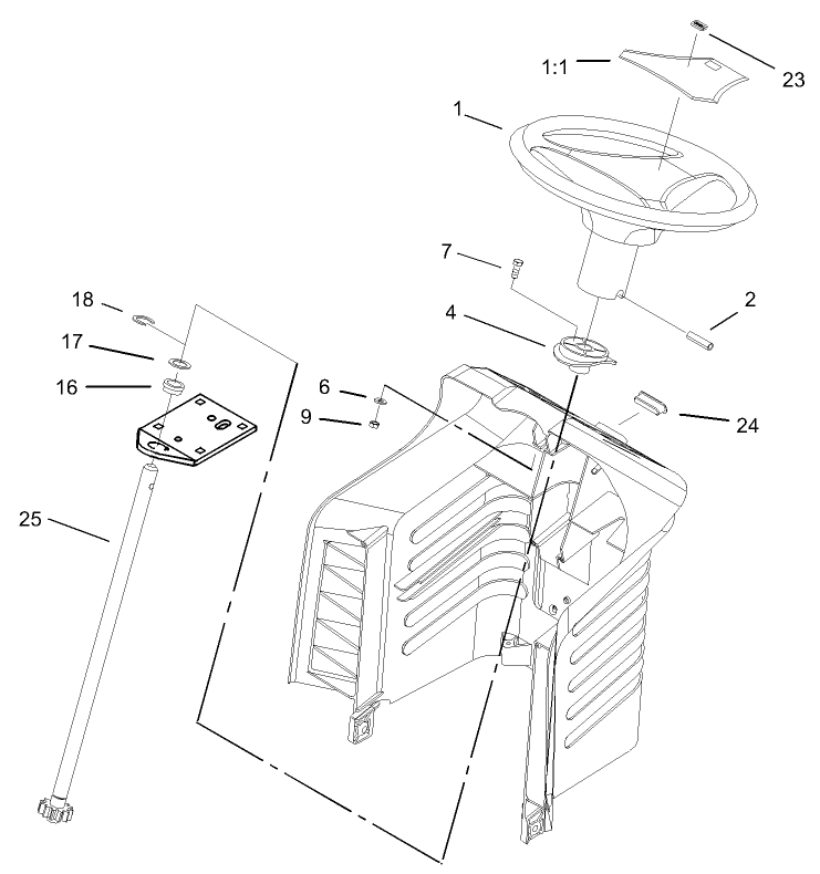 Fixed Steering Assembly