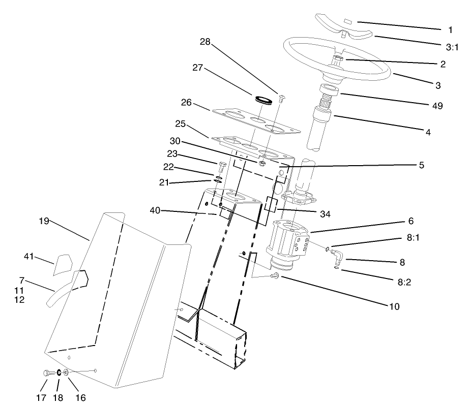 Steering Tower Assembly