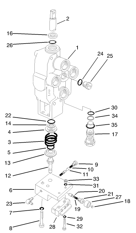 Valve Motor Spool Assembly No. 63-4800