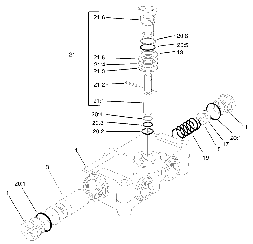 Priority Flow Control Valve Assembly No. 58-5490