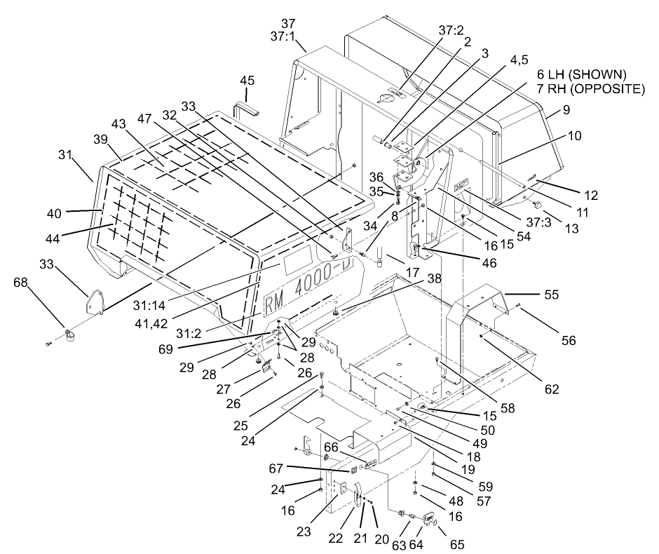 Front and Rear Canopy Assembly