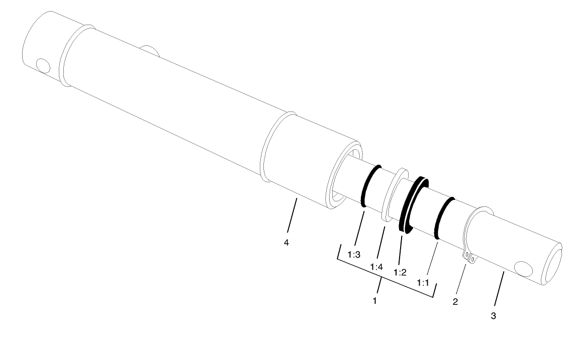 Hydraulic Cylinder Assembly No. 104-5225