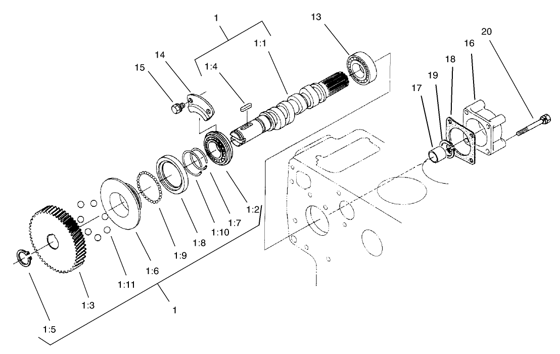 Fuel Camshaft Assembly