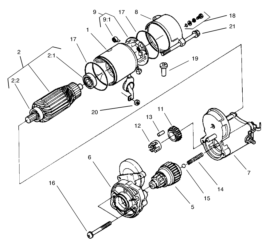 Starter Assembly No. 98-7734