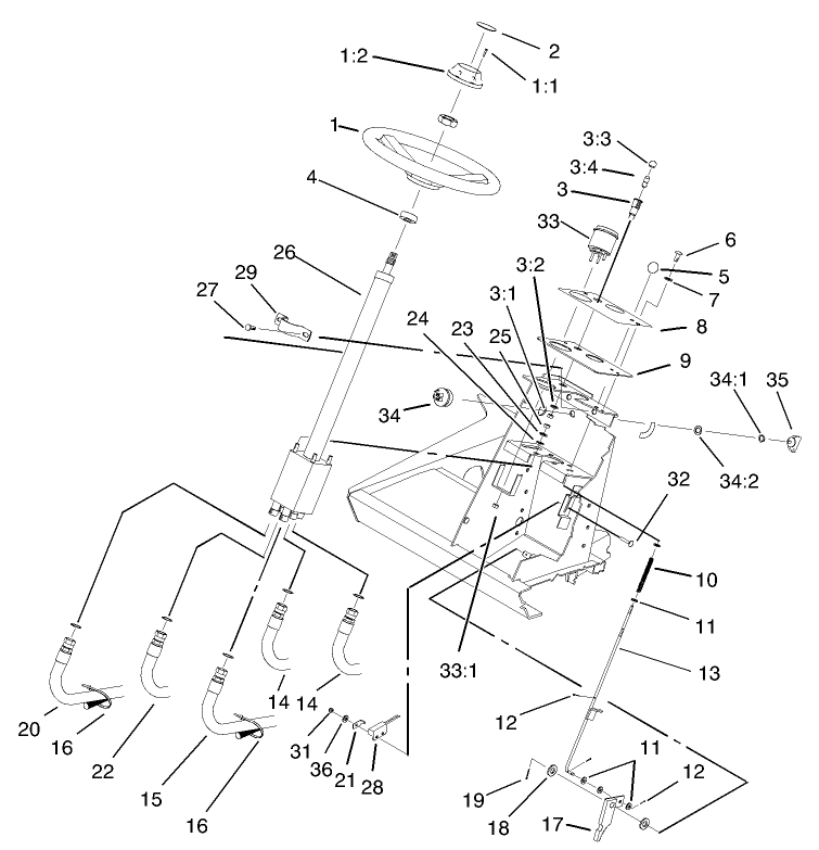 Steering Tower Assembly