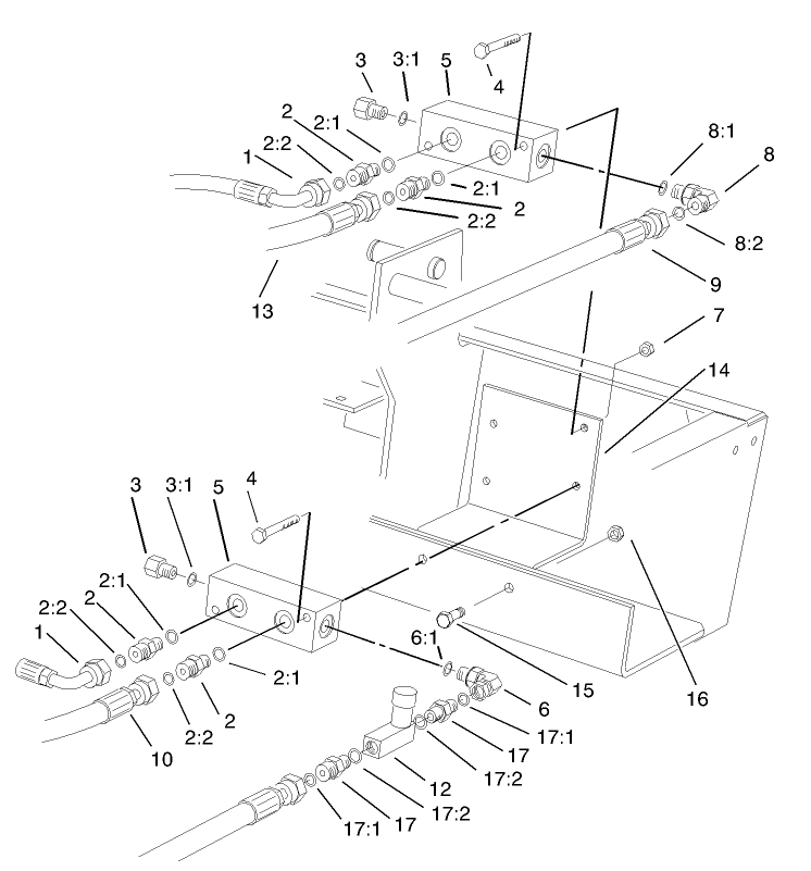 Rear Hydraulic Manifold Assembly