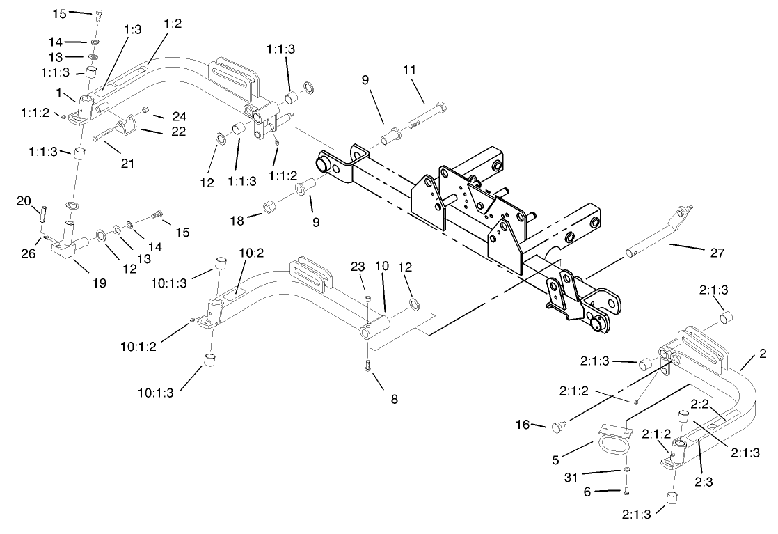 Front Lift Arm Assembly