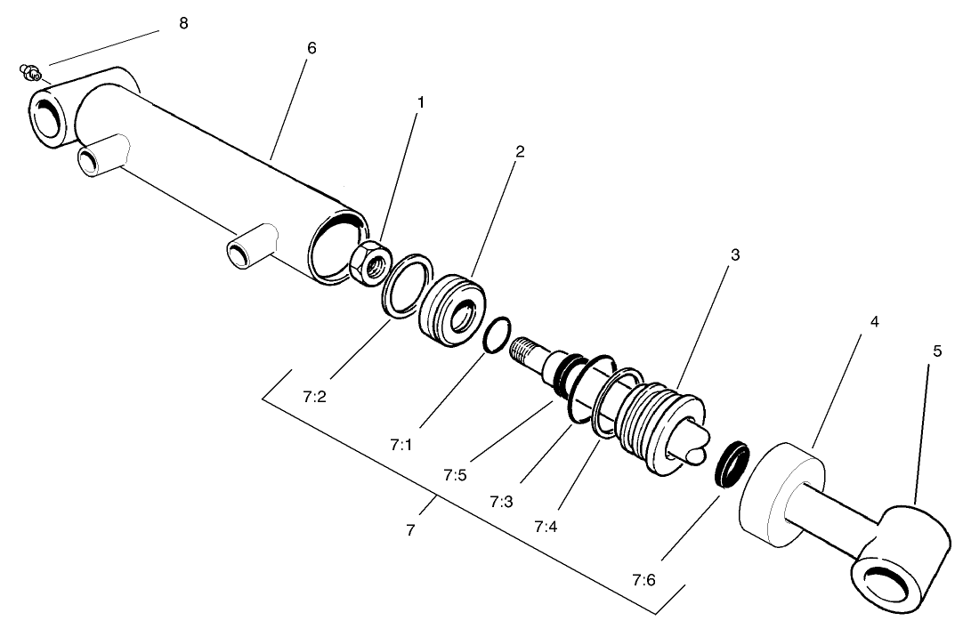 Hydraulic Cylinder Assembly No. 93-9311