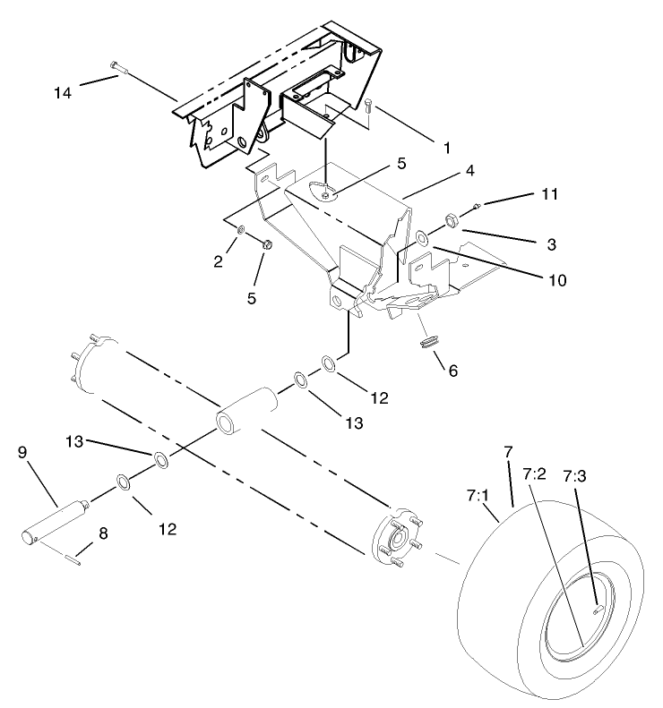 Rear Axle Support Assembly