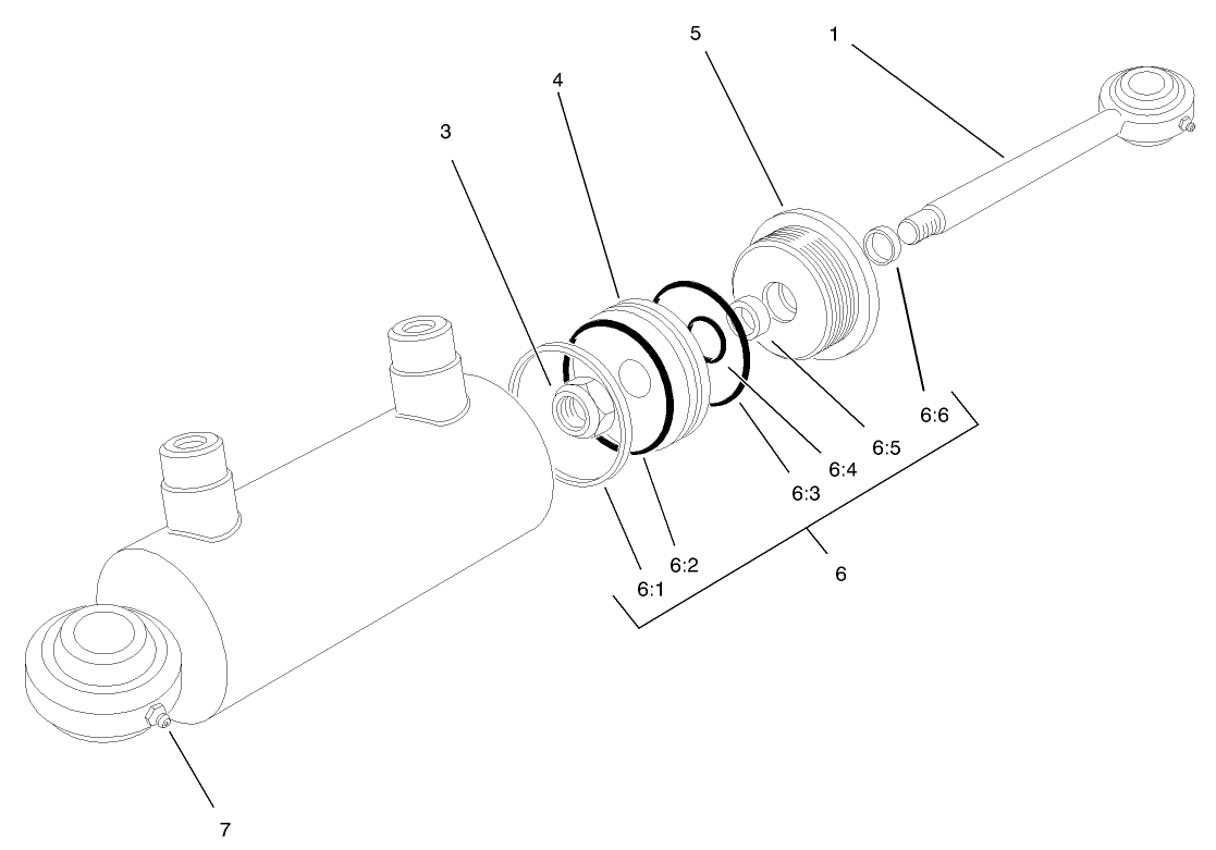 Hydraulic Cylinder No. 75-1200