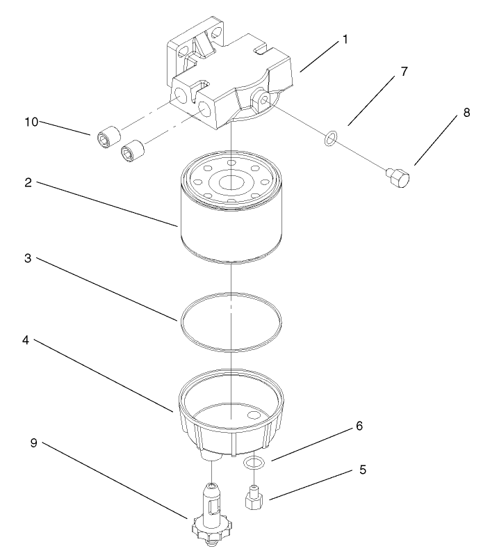 Water/Fuel Separator Assembly No. 98-9305