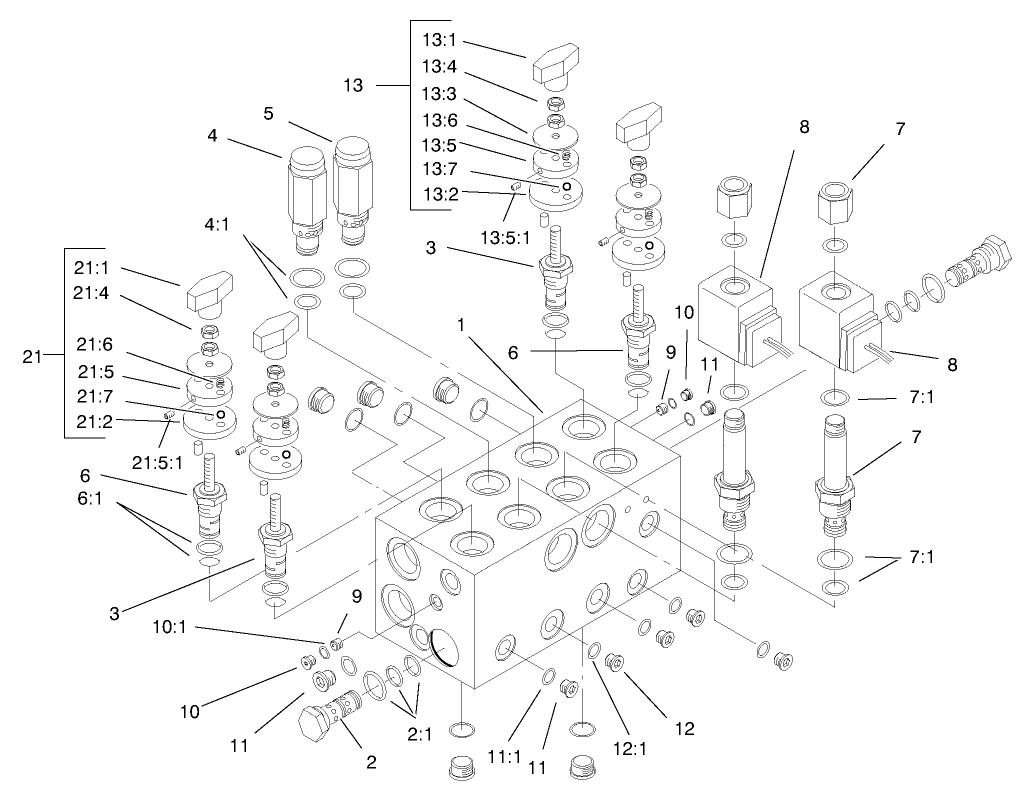 Mow Block Assembly No. 99-6978