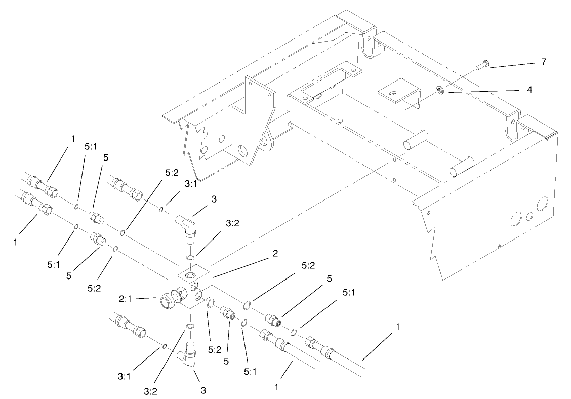 Rear Hydraulic Manifold Assembly