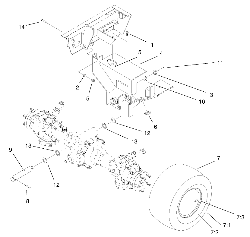 Rear Axle Support Assembly