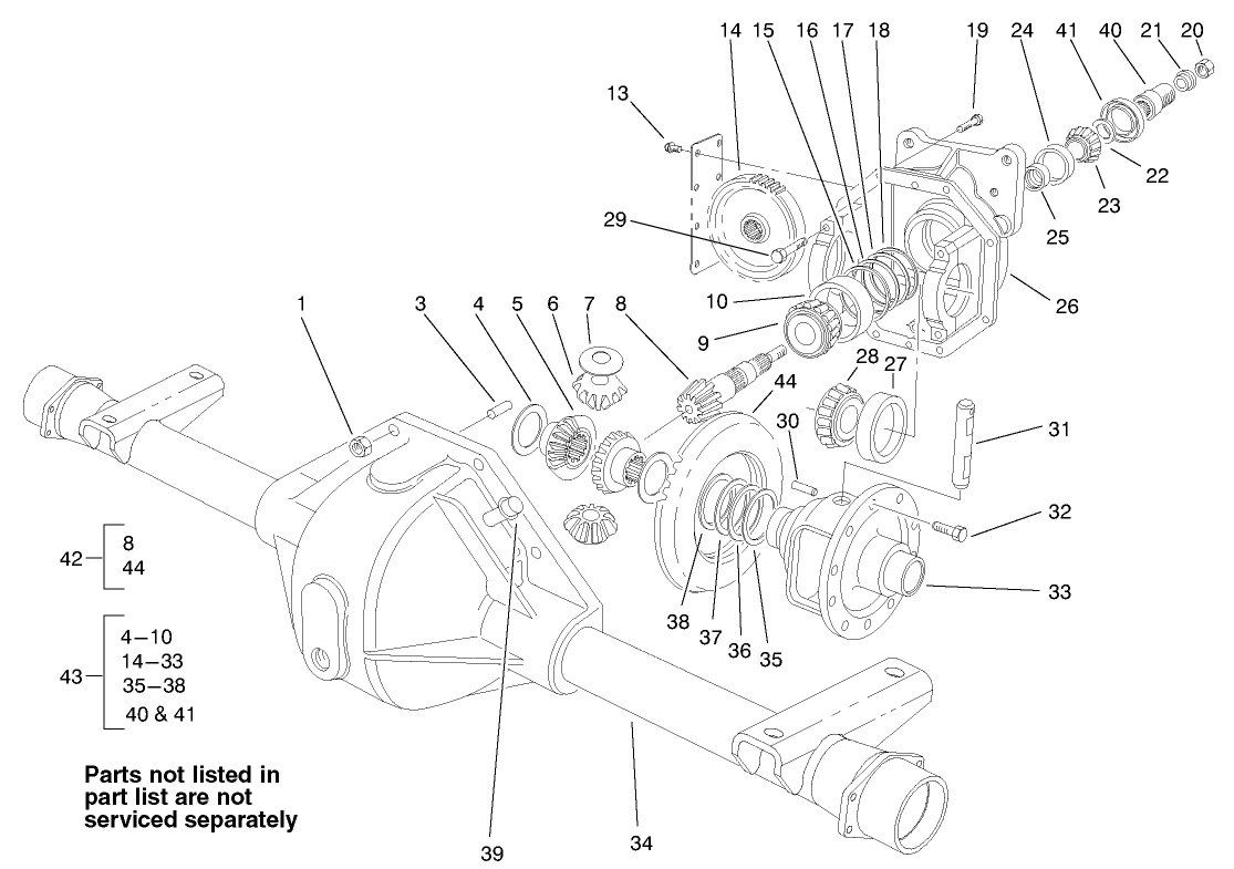 Axle Assembly No. 99-6981-03