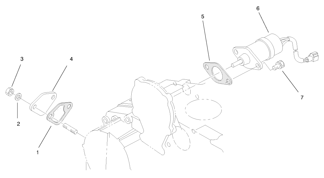 Stop Solenoid and Fuel Pump Assembly