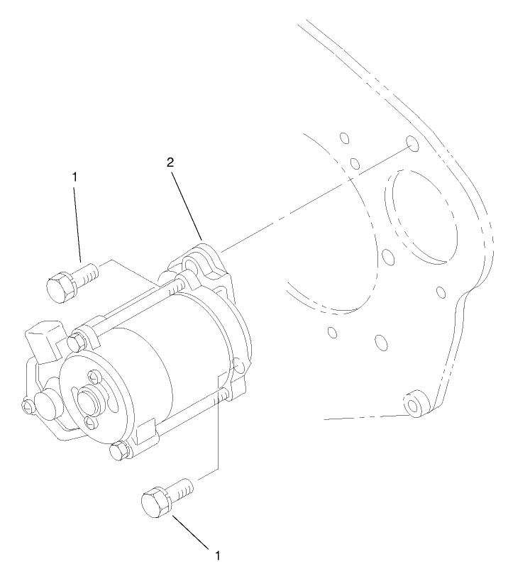 Starter Mount Assembly