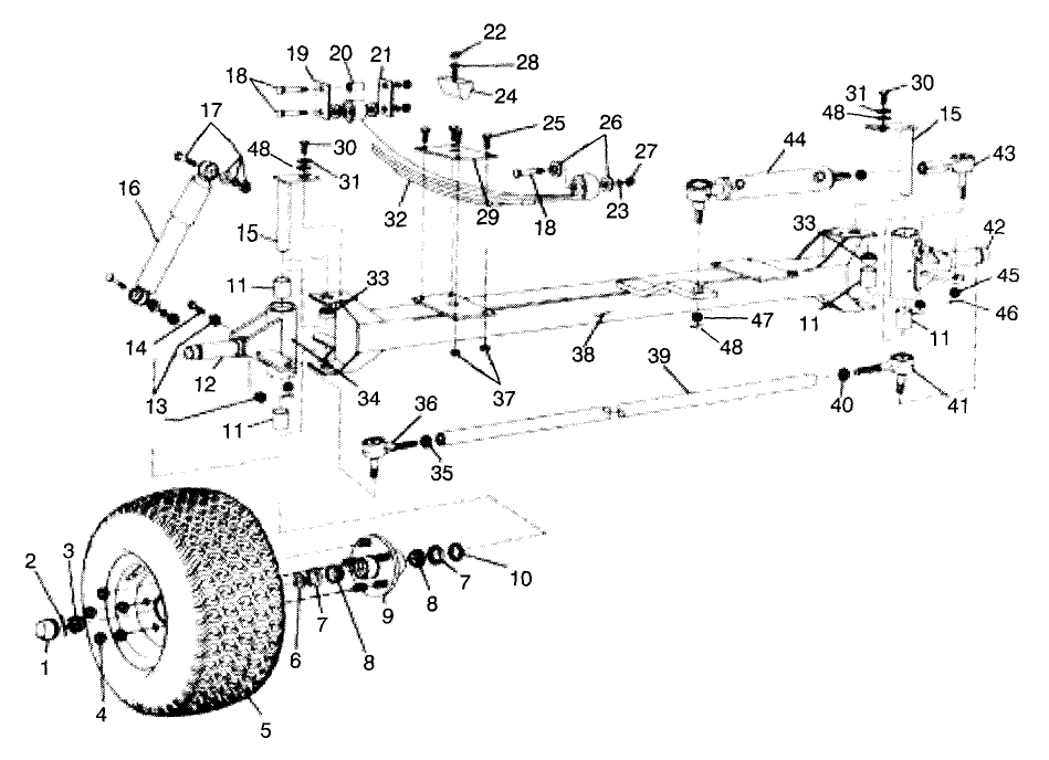 FRONT AXLE ASM