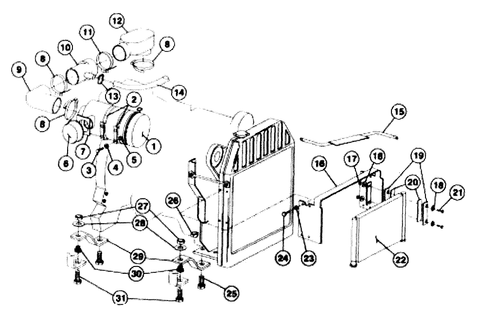 OIL COOLER/AIR CLEANER