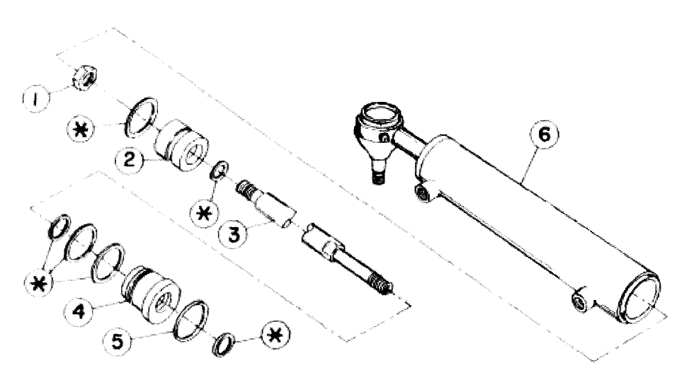 HYDRAULIC CYLINDER - 93-6510