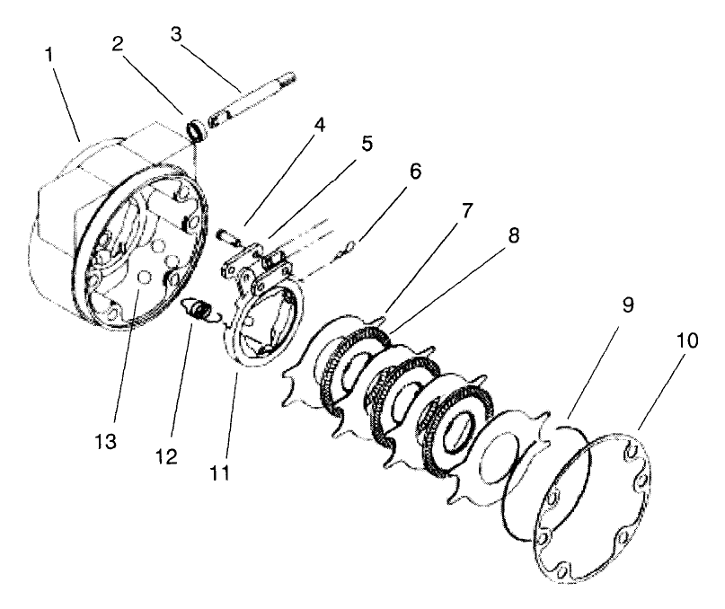 BRAKE ASM (RH SHOWN)
