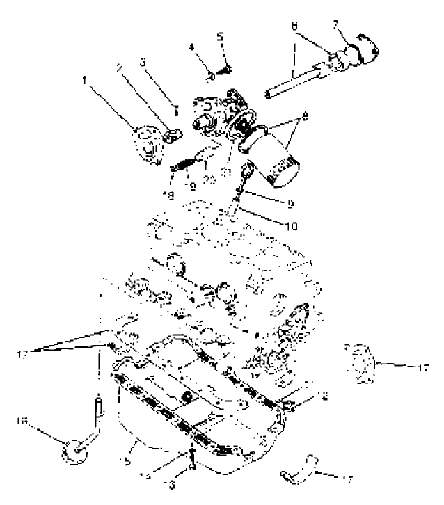 OIL PUMP & FILTER ASM