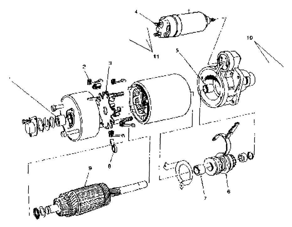 STARTER MOTOR ASM (91AB1100JB)