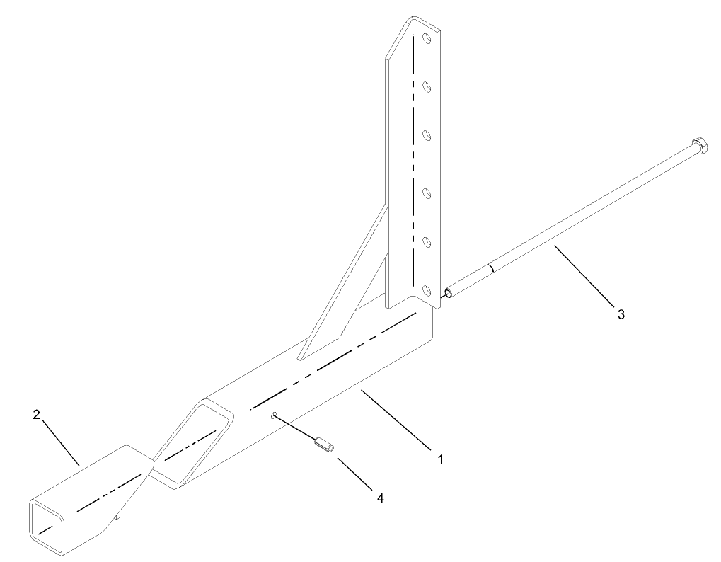 Left Hand Boom Mount Assembly No. 106-4961