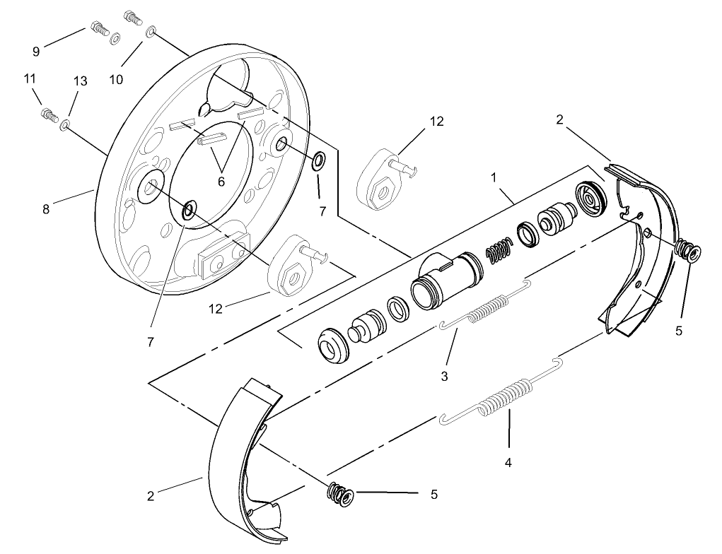 Front Brake Assembly No. 100-8285