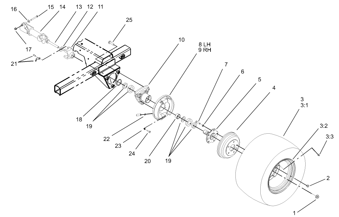 Rear Wheel Assembly