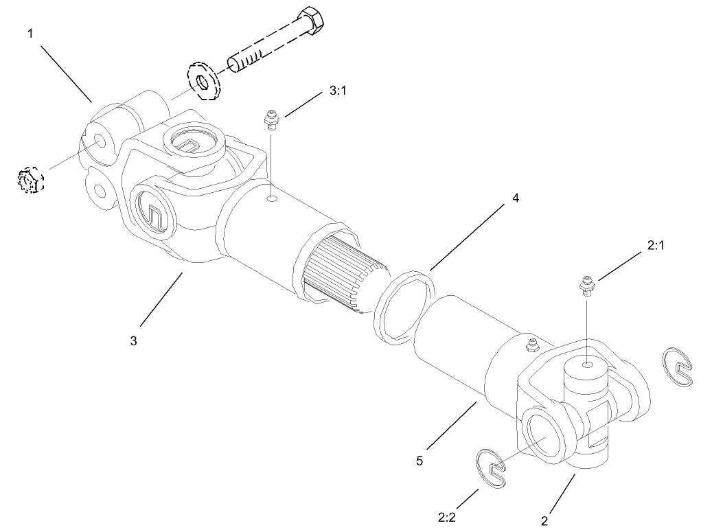 Driveshaft Assembly No. 98-2918