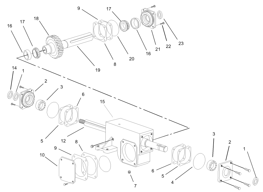 Gearbox Assembly No. 99-0663
