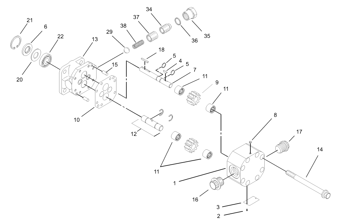 Steering Pump Assembly No. 100-8302