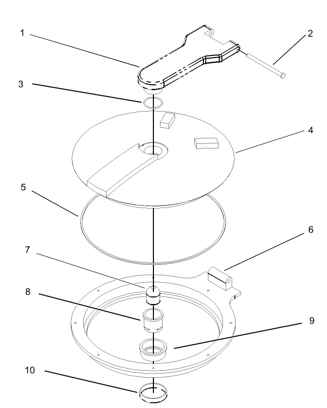 Spray Tank Lid Assembly No. 94-7088