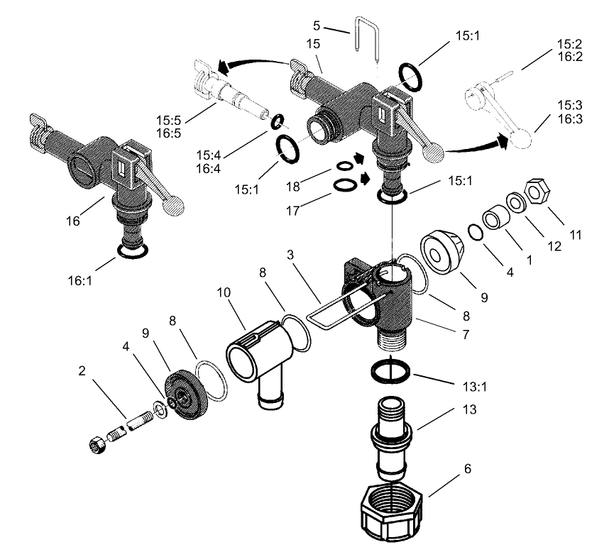 Boom Valve Assembly No. 106-4882