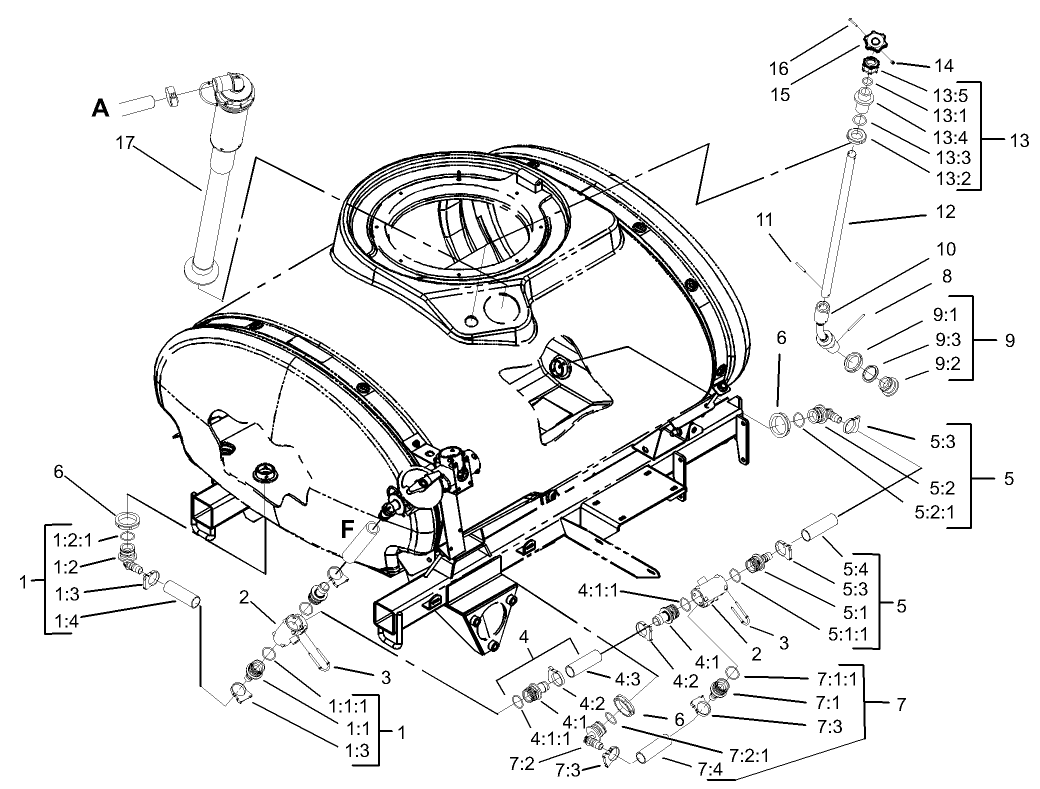 Sprayer Component Assembly