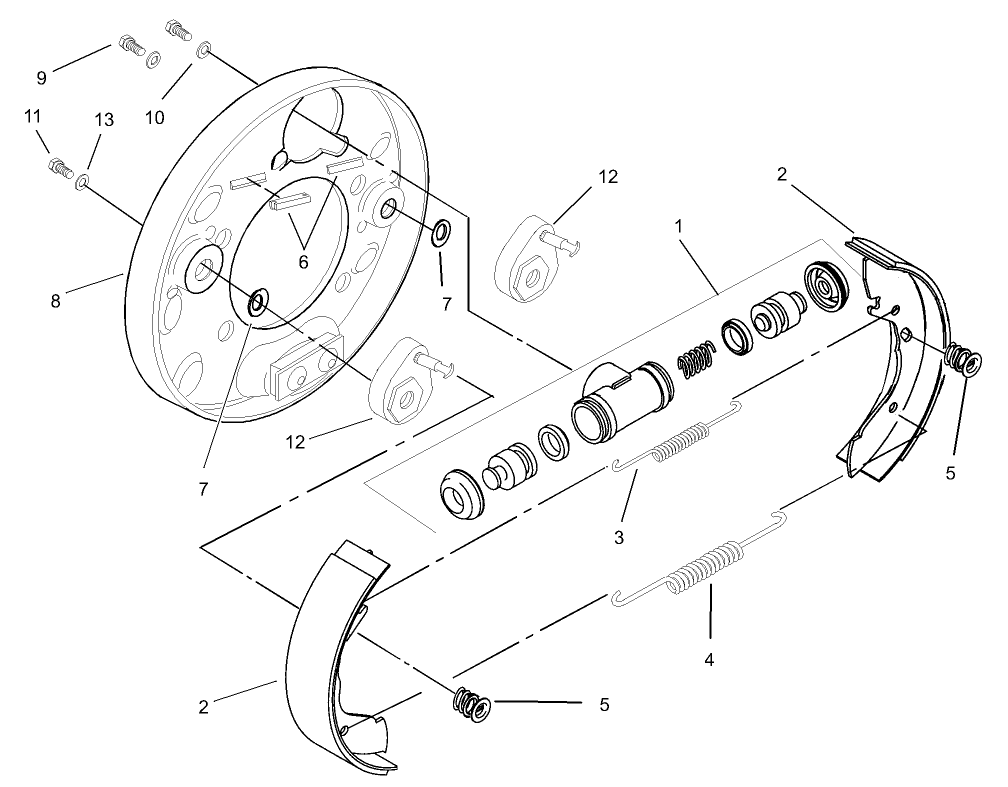 Front Brake Assembly No. 100-8285
