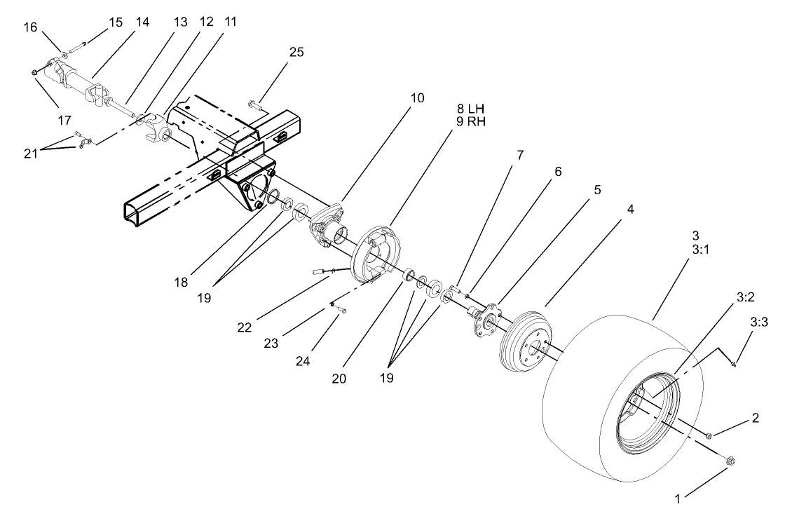 Rear Wheel Assembly