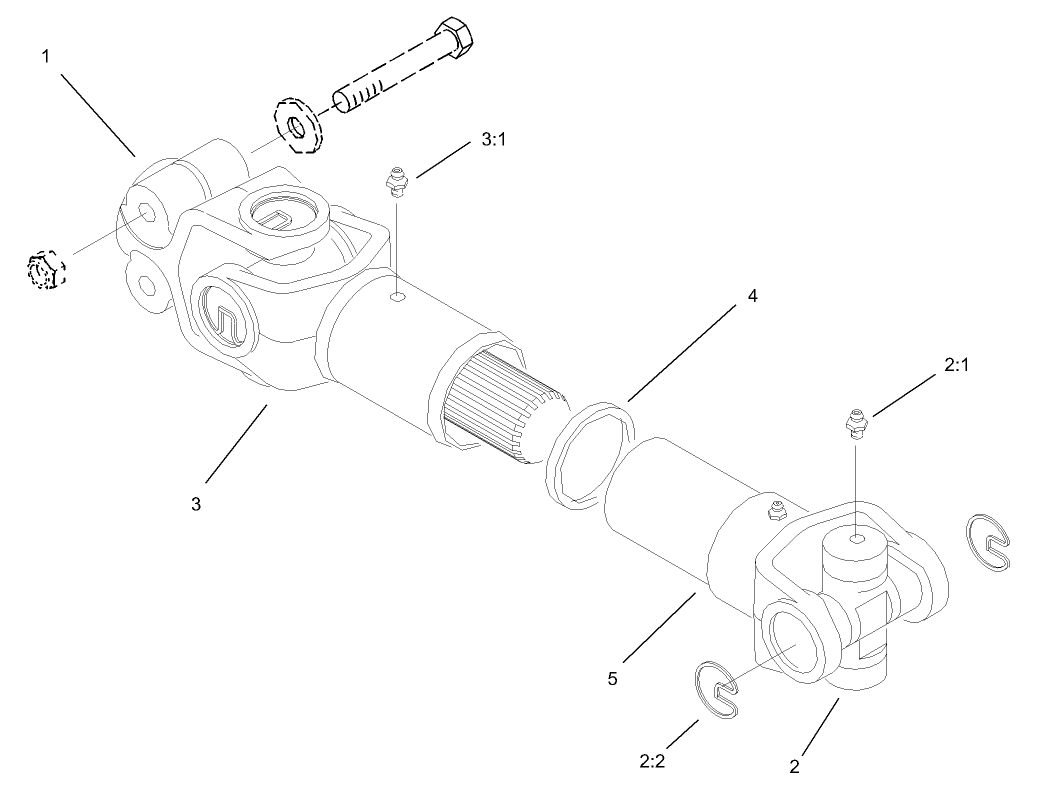 Driveshaft Assembly No. 98-2918