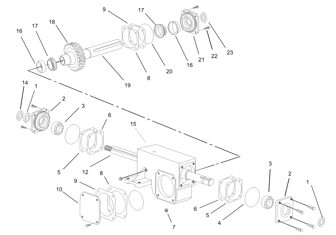 Gearbox Assembly No. 99-0663