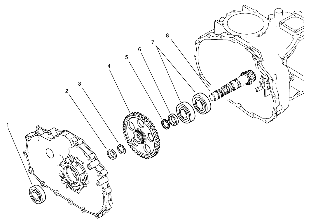 Countershaft Assembly Transaxle Assembly No. 104-9078