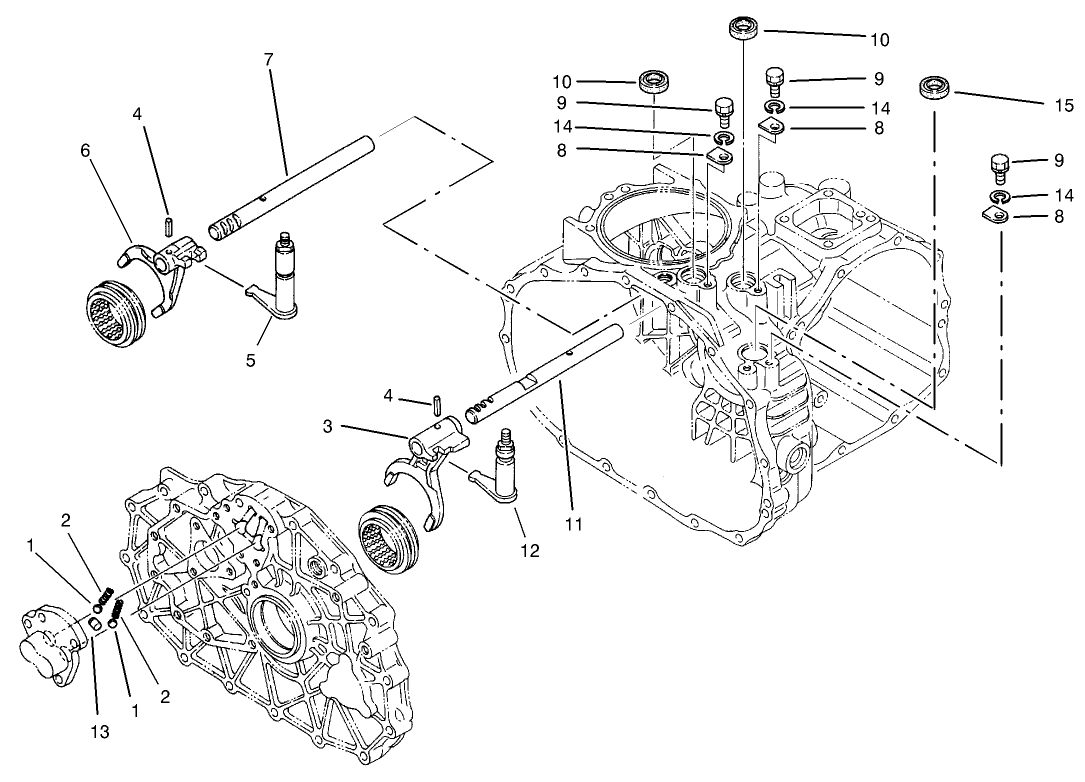 Shift Fork Assembly Transaxle Assembly No. 104-9078